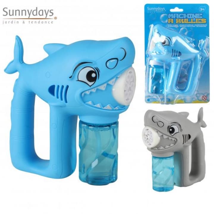 MÁQUINA DE BOLHAS DE BOLHA SHARK COM RECARGA DE 60ML