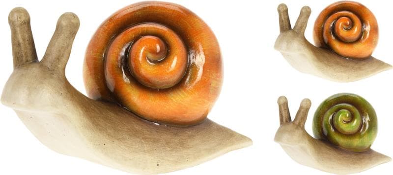 CARACOL RESINA JARDIM 225X105X126MM