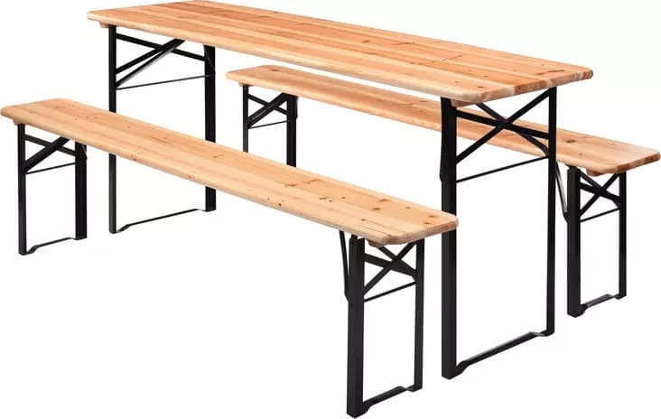 MESA DE JARDIM E 2 BANCOS