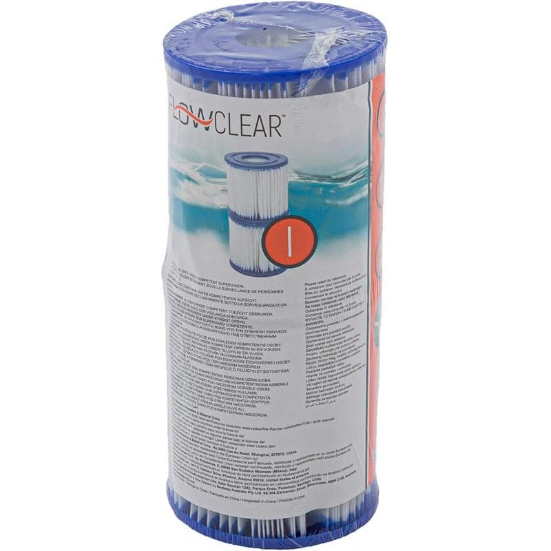 BESTWAY FILTRO DE ÁGUA TIPO I PARA ESTAÇÃO TRATAMENTO DE CARTUCHO 1250 LT . 2 FILTROS