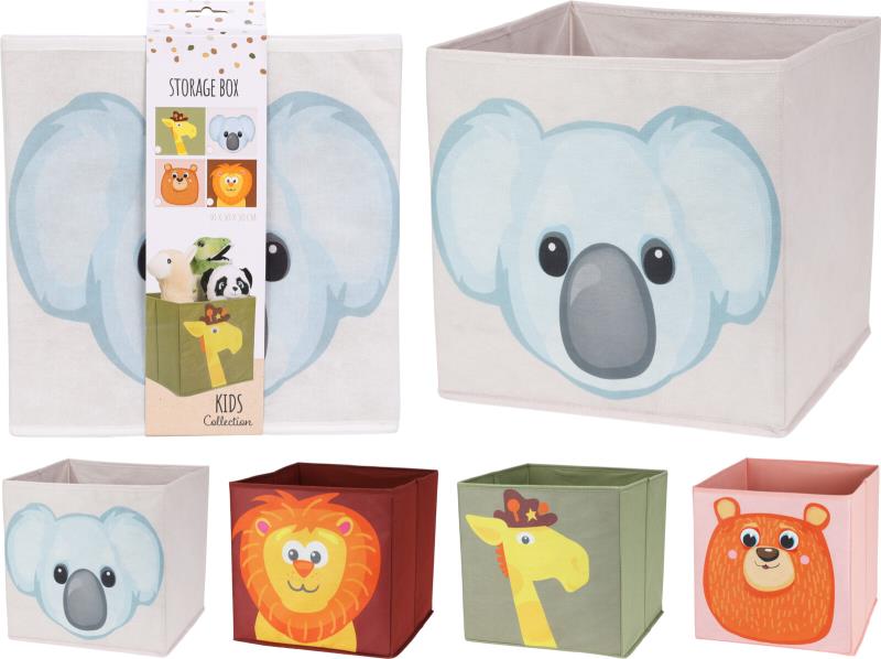 CAIXAS DE ARRUMAÇÃO COM BONECOS 30X30X30CM