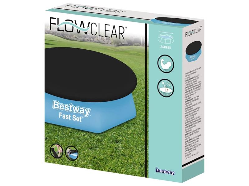 BESTWAY COBERTURA PARA PISCINA PVC REDONDA 244 CM
