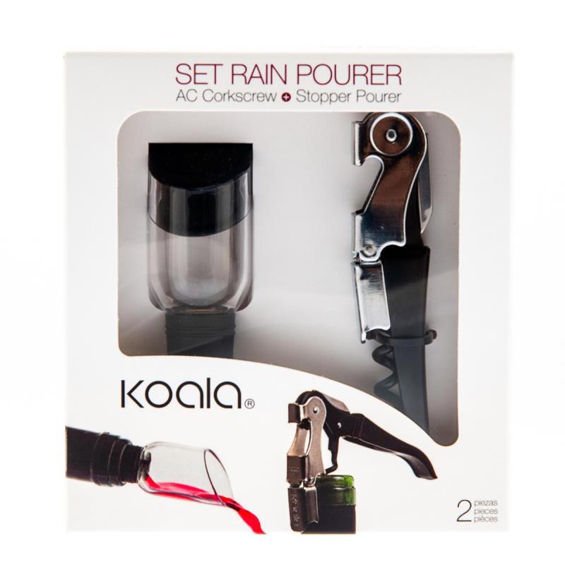 CONJUNTO DE VINHO , SACA ROLHAS COM ROLHA DA VINOTECH